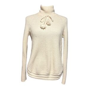 Sea Bleu | 100% Cashmere‎ | Cream | Unique Design